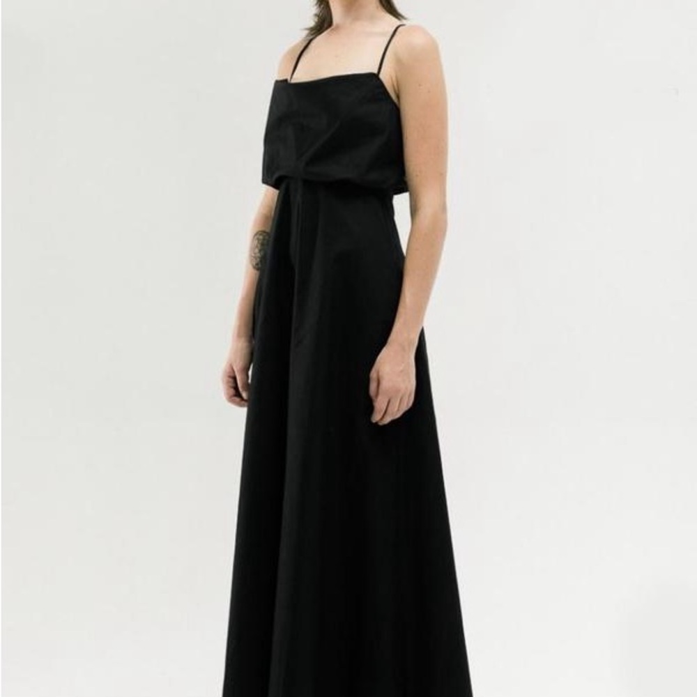 Cowl Slip High-Waist Dress
